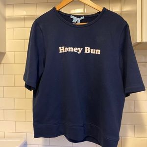 NWT Draper James Sweatshirt Honey Bun Tee